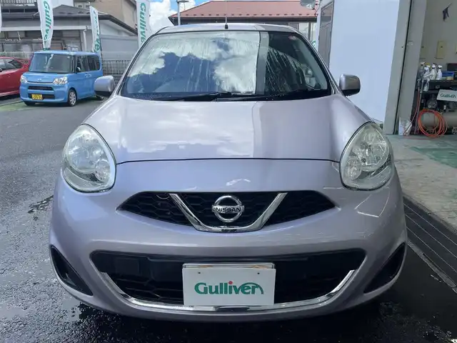 日産 マーチ 12G 宮城県 2014(平26)年 6.5万km クリスタルライラック 社外メモリナビ/CD/DVD/FM/AM/BT/AUX/フルセグTV/バックカメラ/社外アルミ夏タイヤ14インチ/純正スチール冬タイヤ14インチ/純正フロアマット/前後ドライブレコーダー/ETC/ヘッドランプレベライザー/アイドリングストップ/プッシュスタート