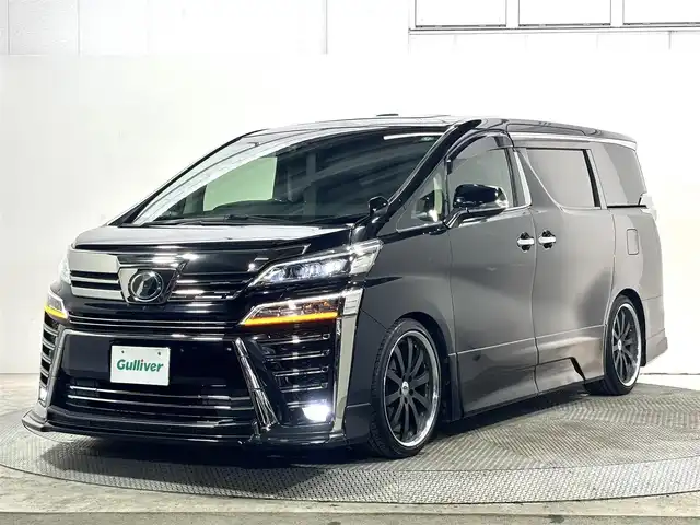 トヨタ ヴェルファイア Z Gエディション 大阪府 2018(平30)年 2.6万km ブラック ａｄｍｉｒａｔｉｏｎエアロ　ＷＯＲＫ２０ｉｎｃＡＷ　三眼ＬＥＤ　サンルーフ　黒革シート　純正ナビＴＶ　後席モニター デジタルインナーミラー パワーシート/ヒーター/エアコン 電動リアゲート 衝突軽減