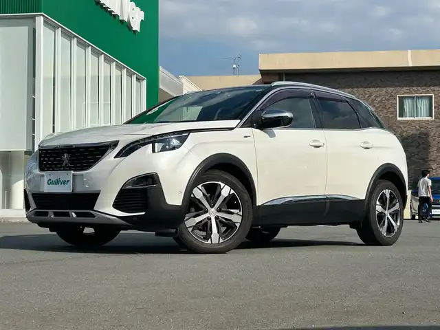 プジョー ３００８ GT ブルー HDi 和歌山県 2019(平31)年 5.4万km パール エンジンスタートボタン/パワーステアリング/パワーウィンドウ/アイドリングストップ/パドルシフト/スマートキー/オートエアコン/クルーズコントロール/追従走行/Bluetooth/USB/ETC/バックカメラ/HDDナビ/ガラスルーフ/サンルーフ/電動リアゲート/前後ドライブレコーダー/D席パワーシート/ハーフレザーシート/D＋N席シートヒーター/ルーフレール/純正アルミホイール/ABS/横滑り防止装置/前後コーナーセンサー/レーンキープアシスト/オートライト/W+サイドエアバッグ/グリップコントロール/スポーツモード