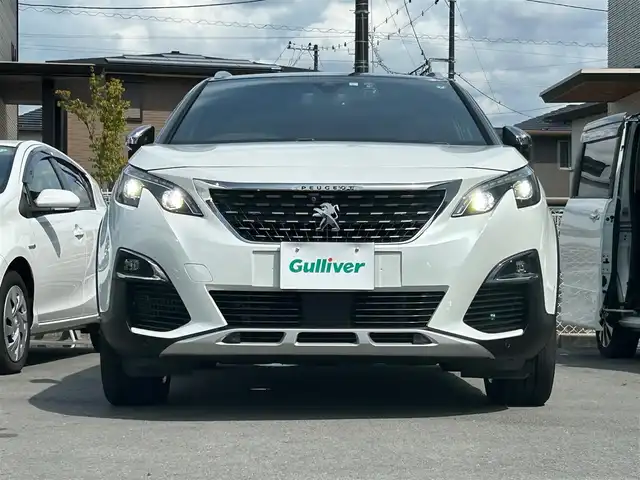 プジョー ３００８ GT ブルー HDi 和歌山県 2019(平31)年 5.4万km パール エンジンスタートボタン/パワーステアリング/パワーウィンドウ/アイドリングストップ/パドルシフト/スマートキー/オートエアコン/クルーズコントロール/追従走行/Bluetooth/USB/ETC/バックカメラ/HDDナビ/ガラスルーフ/サンルーフ/電動リアゲート/前後ドライブレコーダー/D席パワーシート/ハーフレザーシート/D＋N席シートヒーター/ルーフレール/純正アルミホイール/ABS/横滑り防止装置/前後コーナーセンサー/レーンキープアシスト/オートライト/W+サイドエアバッグ/グリップコントロール/スポーツモード