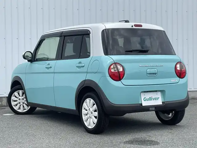 スズキ ラパン X 福岡県 2016(平28)年 3.8万km フレンチミントパールメタリック レーダーブレーキサポート/社外ナビ（ＣＮ－Ｒ３３０ＷＤ）/シートヒーター/アイドリングストップ/ＨＩＤヘッドライト/オートライト/スマートキー/プッシュスタート/横滑り防止装置/純正アルミ/電格ミラー/ベンチシート/ドアバイザー/アームレスト