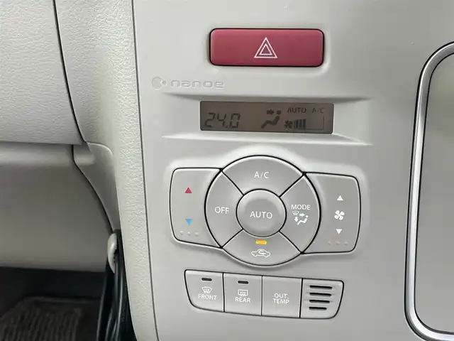 スズキ ラパン X 福岡県 2016(平28)年 3.8万km フレンチミントパールメタリック レーダーブレーキサポート/社外ナビ（ＣＮ－Ｒ３３０ＷＤ）/シートヒーター/アイドリングストップ/ＨＩＤヘッドライト/オートライト/スマートキー/プッシュスタート/横滑り防止装置/純正アルミ/電格ミラー/ベンチシート/ドアバイザー/アームレスト
