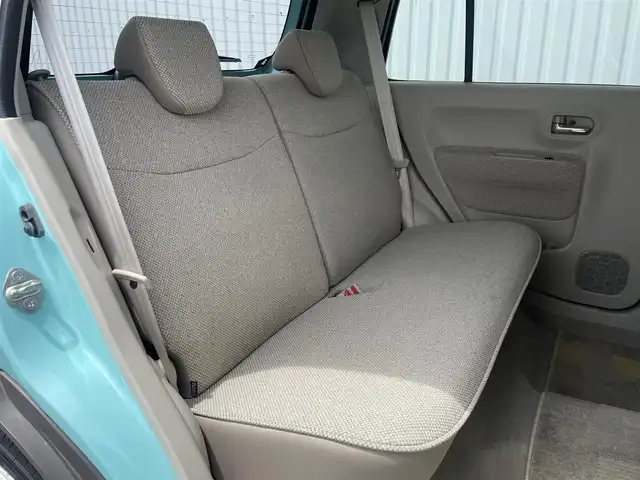 スズキ ラパン X 福岡県 2016(平28)年 3.8万km フレンチミントパールメタリック レーダーブレーキサポート/社外ナビ（ＣＮ－Ｒ３３０ＷＤ）/シートヒーター/アイドリングストップ/ＨＩＤヘッドライト/オートライト/スマートキー/プッシュスタート/横滑り防止装置/純正アルミ/電格ミラー/ベンチシート/ドアバイザー/アームレスト
