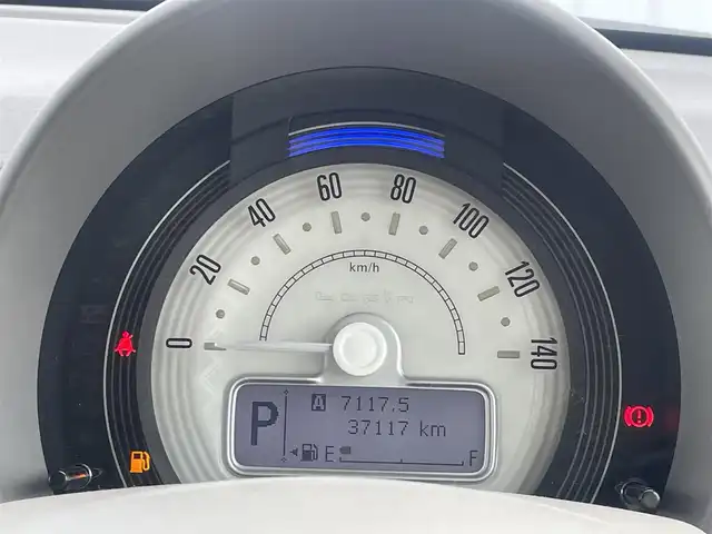 スズキ ラパン X 福岡県 2016(平28)年 3.8万km フレンチミントパールメタリック レーダーブレーキサポート/社外ナビ（ＣＮ－Ｒ３３０ＷＤ）/シートヒーター/アイドリングストップ/ＨＩＤヘッドライト/オートライト/スマートキー/プッシュスタート/横滑り防止装置/純正アルミ/電格ミラー/ベンチシート/ドアバイザー/アームレスト