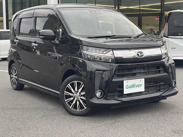 ダイハツ ムーヴ カスタム X LTD SAⅢ 長野県 2017(平29)年 6万km ブラックマイカメタリック 純正8インチSDナビ（NSZN-X67D）/FM・AM・DVD・CD・フルセグTV/Bluetooth Audio/全方位カメラ・バックカメラ/スマートアシスト3/・衝突回避支援ブレーキ機能/・先行車発進お知らせ機能/・誤発進抑制制御機能/・車線逸脱警報機能/・衝突警報機能/オートマチックハイビーム/運転席シートヒーター/ステアリングスイッチ/アイドリングストップ/LEDヘッドライト/プッシュスタート/ドアバイザー/オートライト/フォグランプ/スマートキー