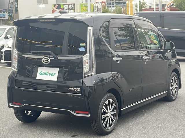 ダイハツ ムーヴ カスタム X LTD SAⅢ 長野県 2017(平29)年 6万km ブラックマイカメタリック 純正8インチSDナビ（NSZN-X67D）/FM・AM・DVD・CD・フルセグTV/Bluetooth Audio/全方位カメラ・バックカメラ/スマートアシスト3/・衝突回避支援ブレーキ機能/・先行車発進お知らせ機能/・誤発進抑制制御機能/・車線逸脱警報機能/・衝突警報機能/オートマチックハイビーム/運転席シートヒーター/ステアリングスイッチ/アイドリングストップ/LEDヘッドライト/プッシュスタート/ドアバイザー/オートライト/フォグランプ/スマートキー