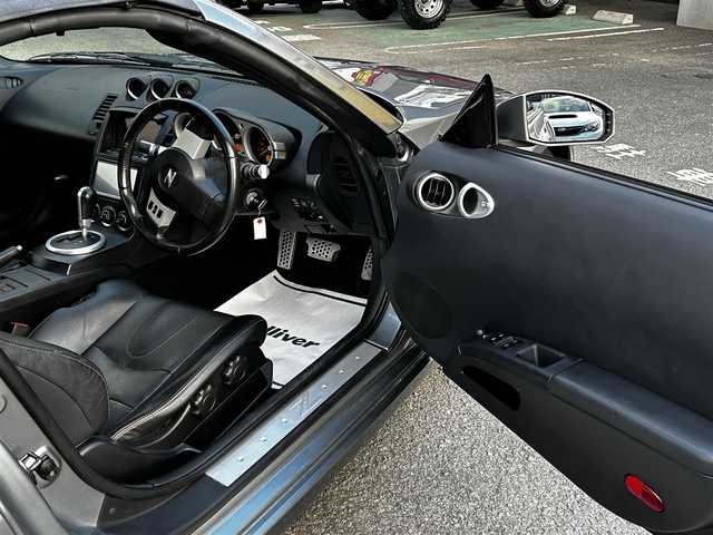 日産 フェアレディ Ｚ ロードスター バージョンT 和歌山県 2004(平16)年 3.3万km スパークリングシルバー 社外ナビ（フルセグTV/FM/AM/CD/DVD/SD/USB/Bluetooth）/バックカメラ/ETC/レザーシート/シートヒーター/パワーシート/トラクションコントロール/純正フロアマット/純正アルミホイール/取扱説明書/保証書