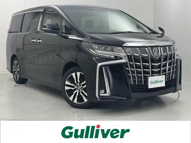 トヨタ アルファード S Cパッケージ 茨城県 2022(令4)年 3万km ブラック 純正9型DA/ナビキット/バックカメラ/フルセグ/12.1型フリップダウンモニター/サンルーフ/デジタルインナーミラー/衝突被害軽減ブレーキ/車線逸脱抑制装置/レーダークルーズコントロール/オートマチックハイビーム/クリアランスソナー/BSM/両側電動スライドドア/AC100V/ETC/ドラレコ/ステアリングヒーター/シートヒーター/ベンチレーション/純正18インチAW/スペアタイヤ/3眼LEDヘッドライト/スマートキー