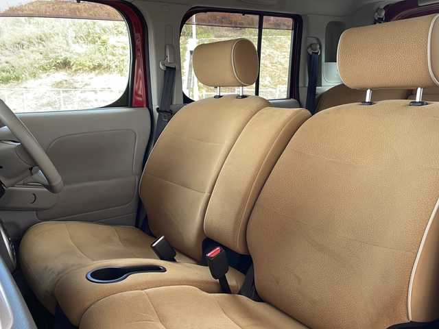 日産 キューブ 15X Vセレクション 福島県 2012(平24)年 10.4万km ラディアントレッド 登録時走行距離　　104050ｋｍ/純正SDナビ/【ＡＭ/FM/CD/DVD/SD/USB/BT/VTR/AUX/フルセグ】/プッシュスタート/ＥＴＣ/オートライト/ドアバイザー/パワーウィンドウ/電動格納ミラー/ベンチシート/純正フロアマット/社外ＡＷ/LEDヘッドライト/フォグランプ
