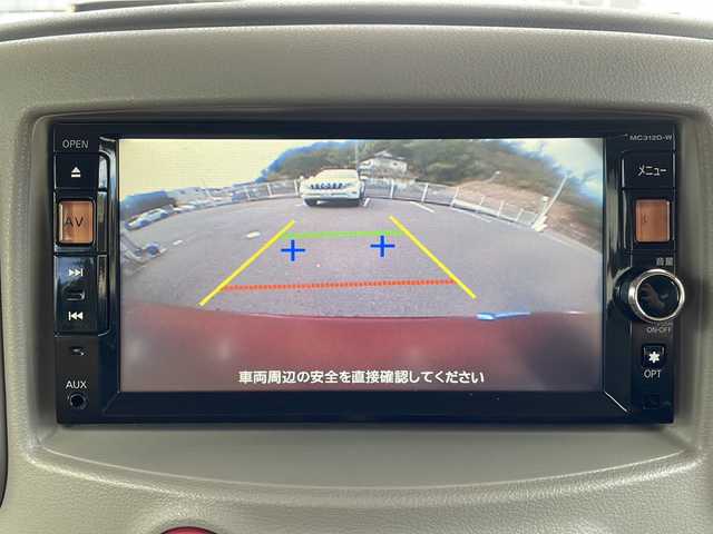 日産 キューブ 15X Vセレクション 福島県 2012(平24)年 10.4万km ラディアントレッド 登録時走行距離　　104050ｋｍ/純正SDナビ/【ＡＭ/FM/CD/DVD/SD/USB/BT/VTR/AUX/フルセグ】/プッシュスタート/ＥＴＣ/オートライト/ドアバイザー/パワーウィンドウ/電動格納ミラー/ベンチシート/純正フロアマット/社外ＡＷ/LEDヘッドライト/フォグランプ