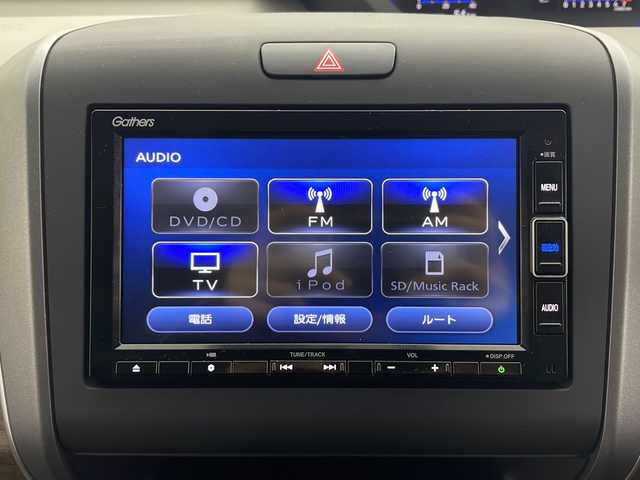 ホンダ フリード＋ G ホンダセンシング 秋田県 2019(令1)年 1.8万km ミッドナイトブルービームM 4WD/純正メモリナビ　/AM/FM/Bluetooth/CD/DVD/両側パワースライドドア　/衝突被害軽減ブレーキ　/レーダークルーズコントロール　/横滑り防止装置　/レーンキープアシスト　/バックカメラ　/ビルトインETC　/LEDヘッドライト　/オートライト/前席シートヒーター　/前後ドライブレコーダー/プッシュスタート/サイドバイザー/ステアリングリモコン/純正フロアマット