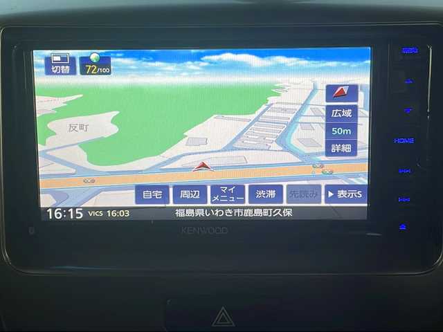 スズキ スペーシア カスタム Z 福島県 2017(平29)年 8.2万km ピュアホワイトP ワンオーナー　純正SDナビ　社外AW　ETC　純正フロアマット　プッシュスタート　オートライト　シートヒーター　LEDヘッドライト　フォグランプ　ドアバイザー