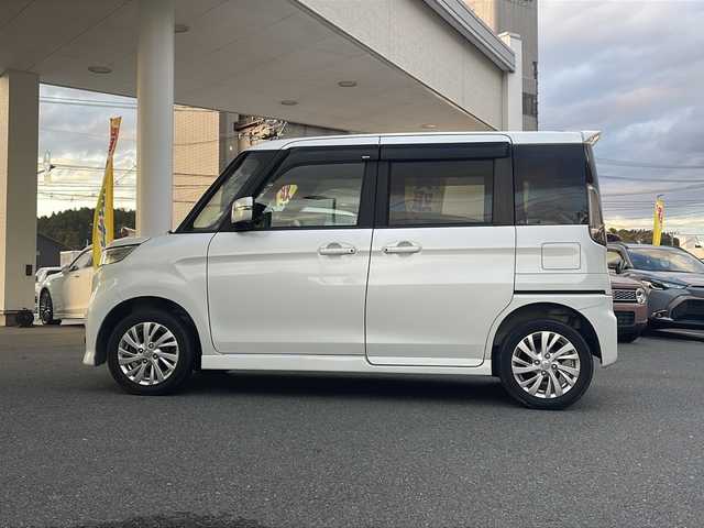 スズキ スペーシア カスタム Z 福島県 2017(平29)年 8.2万km ピュアホワイトP ワンオーナー　純正SDナビ　社外AW　ETC　純正フロアマット　プッシュスタート　オートライト　シートヒーター　LEDヘッドライト　フォグランプ　ドアバイザー