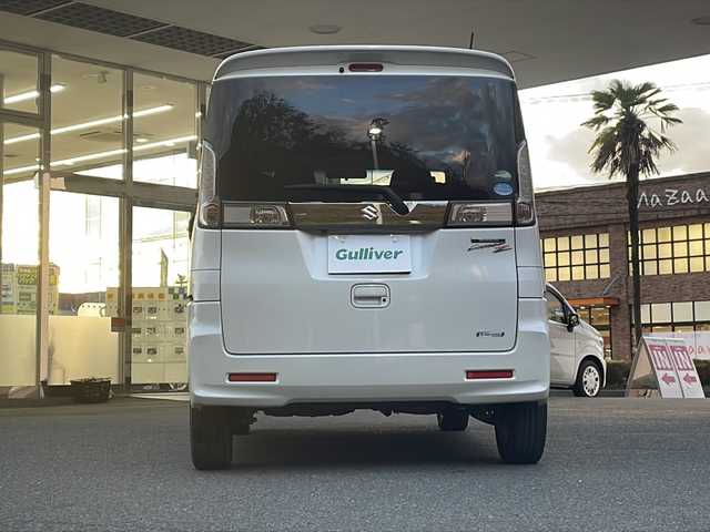 スズキ スペーシア カスタム Z 福島県 2017(平29)年 8.2万km ピュアホワイトP １オーナー　純正ＳＤナビ　バックカメラ　両側パワースライドドア　シートヒーター　社外アルミホイール　ＥＴＣ　純正フロアマット　プッシュスタート　オートライト　ＬＥＤヘッドライト　フォグランプ