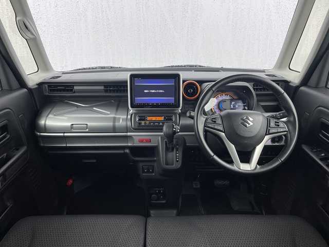 スズキ スペーシア ギア HYBRID XZターボ 大分県 2021(令3)年 6万km クールカーキパールメタリック/ガンメタリック2トーン 社外ナビ/（フルセグ/Bluetooth/CD/DVD)/衝突軽減回避ブレーキ/レーダークルーズコントロール/レーンアシスト/オートハイビーム/全方位カメラ/ビルトインETC/シートヒーター/パドルシフト/両側パワースライドドア/プッシュスタート・スマートキー/アイドリングストップ