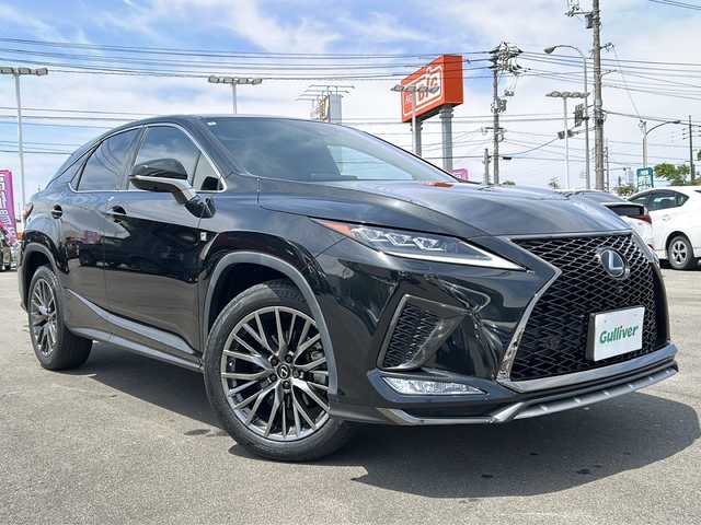 レクサス ＲＸ 300 Fスポーツ 山口県 2020(令2)年 2.2万km グラファイトブラックガラスフレーク 純正12.3型メモリナビ/エアシート・ヒートシート/フルセグテレビ/全方位カメラ/クルーズコントロール/パワーシート/電動リアゲート/クリアランスソナー/横滑り防止装置/パーキングアシスト/エアシート・ヒートシート/電動ムーンルーフ/3眼LEDライト付き/ETC2.0