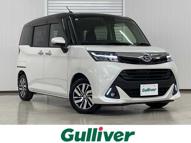 ダイハツ トール G リミテッド SAⅢ 熊本県 2019(平31)年 7.6万km ブラックマイカメタリック/パールホワイトⅢ 2トーン アルパインナビ（ラジオ、フルセグ、BT、CD、DVD、SD）/ETC/クルーズコントロール/全方位カメラ/ステアリングリモコン/シートヒーター/両側パワースライドドア/クリアランスソナー/アイドリングストップ/横滑り防止/衝突被害軽減ブレーキ/オートハイビーム/・オートライト/・LEDヘッドライト/・フォグランプ/純正フロアマット/純正ドアバイザー/プッシュスタート/スマートキー/スペアキー