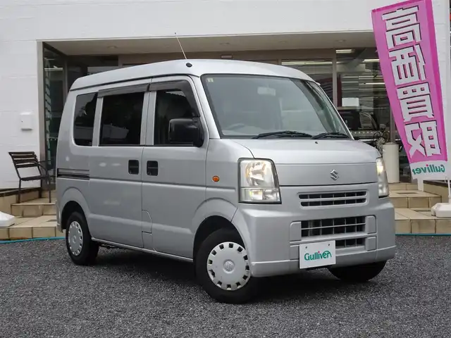 スズキ エブリイ ジョイン 千葉県 2006(平18)年 7万km シルキーシルバーメタリック ワンオーナー/CDオーディオ/純正ラバーフロアマット/ドアバイザー/保証書/取扱説明書