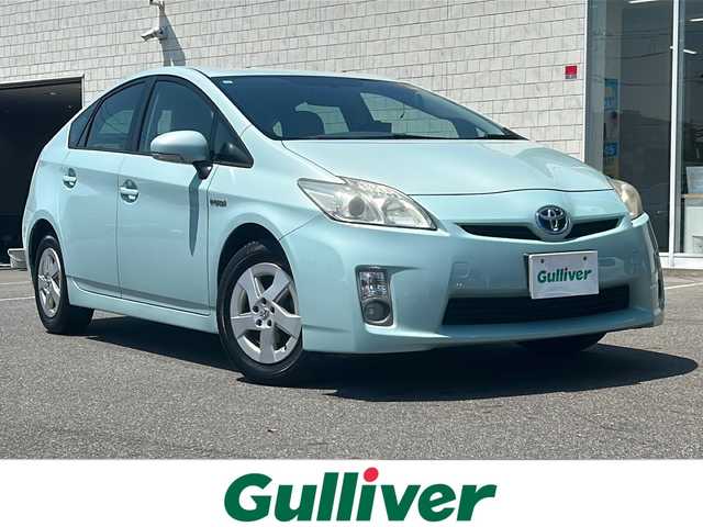 トヨタ プリウス S 鳥取県 2009(平21)年 8.2万km アクアマイカメタリック ワンオーナー/社外ナビ(DIANAVI)/ワンセグTV/ETC/横滑り防止装置/盗難防止装置/アイドリングストップ/オートハロゲンライト/フォグライト/純正フロアマット/ステアリングスイッチ/電動格納ミラー/プッシュスタート/スマートキー/Wエアバッグ/カーテンエアバッグ