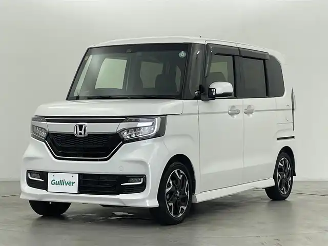 ホンダ Ｎ ＢＯＸ カスタム G L ターボ ホンダセンシング 群馬県 2018(平30)年 3.8万km プラチナホワイトパール 純正8インチナビ(AM/FM/Bluetooth/フルセグTV//CD/DVD/SD/USB/AppleCarPlay)/バックモニター/Honda SENSING/ ・衝突軽減ブレーキ/ ・誤発進抑制機能/後方誤発進抑制機能/ ・歩行者事故低減ステアリング/ ・路外逸脱抑制機能/ ・アダプティブクルーズコントロール/ ・車線維持支援システム/ ・オートハイビーム/ ・先行車発進お知らせ機能/ ・標識認識機能/両側パワースライドドア/パドルシフト/純正前後方ドライブレコーダー/ビルトインETC/プッシュスタート/スマートキー/スペアキー有