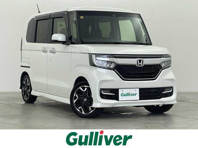 ホンダ Ｎ ＢＯＸ カスタム G L ターボ ホンダセンシング 群馬県 2018(平30)年 3.8万km プラチナホワイトパール 純正8インチナビ(AM/FM/Bluetooth/フルセグTV//CD/DVD/SD/USB/AppleCarPlay)/バックモニター/Honda SENSING/ ・衝突軽減ブレーキ/ ・誤発進抑制機能/後方誤発進抑制機能/ ・歩行者事故低減ステアリング/ ・路外逸脱抑制機能/ ・アダプティブクルーズコントロール/ ・車線維持支援システム/ ・オートハイビーム/ ・先行車発進お知らせ機能/ ・標識認識機能/両側パワースライドドア/パドルシフト/純正前後方ドライブレコーダー/ビルトインETC/プッシュスタート/スマートキー/スペアキー有