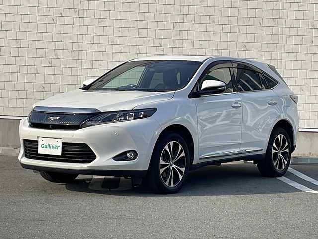 トヨタ ハリアー プレミアム アドバンスド スタイルモーヴ 山形県 2016(平28)年 4.6万km ホワイトパールクリスタルシャイン 禁煙車/Toyota Safety Sense P/・プリクラッシュセーフティ/・レーンディパーチャーアラート/・オートマチックハイビーム/・レーダークルーズコントロール/パノラマムーンルーフ/パノラミックビューモニター/JBLプレミアムサウンド/ハーフレザーシート/純正ナビ(CD.DVD.BT.SD.USB)/パワーバックドア/シートヒーター/ビルトインETC/LEDヘッドライト/フォグランプ/プッシュスタート/スマートキー