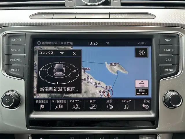フォルクスワーゲン パサート ヴァリアント TSI Rライン 新潟県 2016(平28)年 14.8万km オリックスホワイトパールエフェクト バックカメラ/クルーズコントロール追従走行/ETC/プッシュスタート/ウィンカーミラー/アイドリングストップ/フルセグテレビ/メモリナビ/オートライト/電動格納ミラー