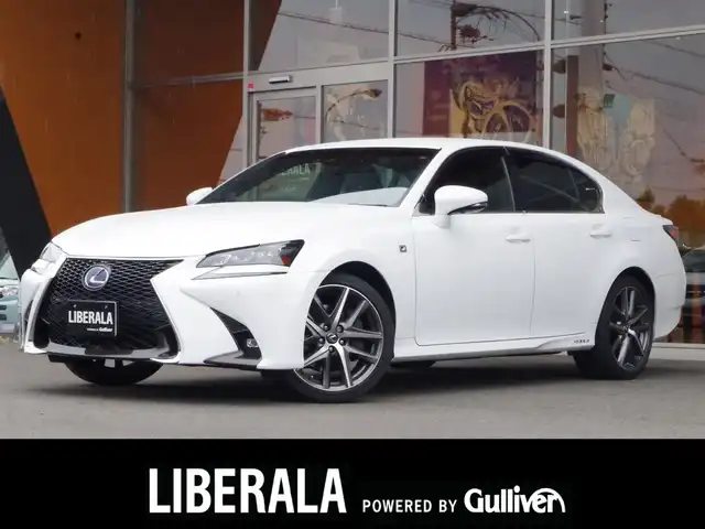 レクサス ＧＳ 300h Fスポーツ 岐阜県 2016(平28)年 4.2万km ホワイトノーヴァガラスフレーク ワンオーナー/純正メモリナビ/【フルセグTV/USB/Bluetooth】/バックカメラ/プリクラッシュセーフティー/レーダークルーズコントロール/レーンキーピングアシスト/ヒルスタートアシストコントロール/車両接近通報装置/クリアランスソナー/レクサスクライメントコンシェルジュ/本革シート/パワーシート/前席シートヒーター/前席シートベンチレーター/ステアリングヒーター/純正19インチアルミホイール/三眼フルLEDヘッドライト/オートLEDライト/オートマチックハイビーム/ビークルスタビリティコントロール/イモビライザー/ビルトインETC2.0/ドライブレコーダー(CSD-500EHR)/純正フロアマット/カーテンエアバッグ/プッシュスタート/スマートキー/スマートカードキー/スペアキー/取扱説明書/保証書
