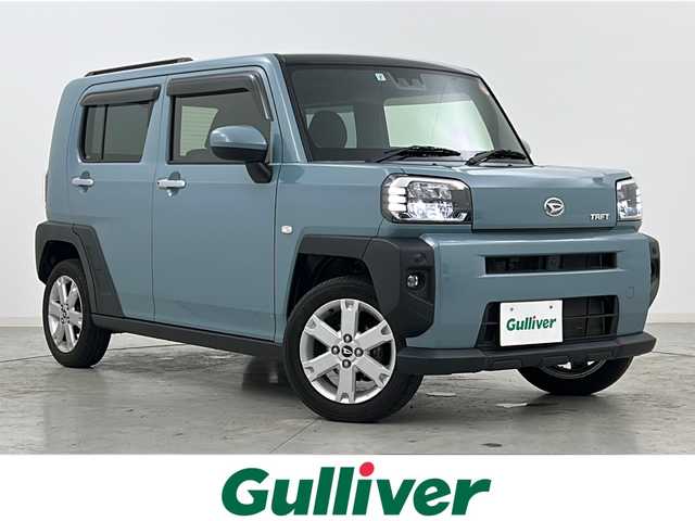 ダイハツ タフト G 宮城県 2021(令3)年 2.9万km レイクブルーメタリック ワンオーナー/スマートアシスト（次世代）			/・衝突回避支援ブレーキ機能		/・レーンキープコントロール/・コーナーセンサー/社外ディスプレイオーディオ/BT.CD.DVD/ガラスルーフ/DNシートヒーター/電動サイドブレーキ/革巻きステアリング/ステアリングスイッチ/プッシュスタート/スマートキー×２/横滑り防止機能/ドアバイザー/純正15インチAW/社外15インチAW(スタッドレスタイヤ)/社外フロアマット