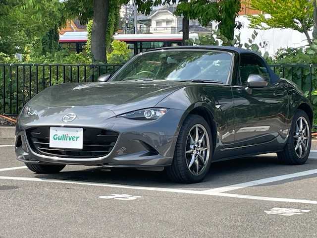 マツダ ロードスター ネイビー トップ 宮城県 2022(令4)年 3.6万km マシーングレープレミアムM 6速MT車/BOSEサウンドシステム/純正SDナビ/フルセグTV/Bluetooth/AUX/CD/DVD/USB入力端子/ETC/コーナーセンサー/衝突被害軽減システム/クルーズコントロール/レーンキープアシスト/プッシュスタート/レザー本革/シートヒーター/オートライト/LEDヘッドライト/純正アルミホイール/純正フロアマット/純正ドライブレコーダー/ETC/横滑り防止装置/アンチロックブレーキシステム