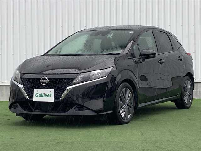 日産 ノート 香川県 2021(令3)年 3.4万km 黒 電動格納ウィンカーミラー/エマージェンシーブレーキ/オートライト/バックカメラ/７インチナビ/フルセグTV/オートライト/ドライブレコーダー/社外フロアマット/横滑り防止装置/Bluetooth/コーナーセンサー/プッシュスタート/ETC