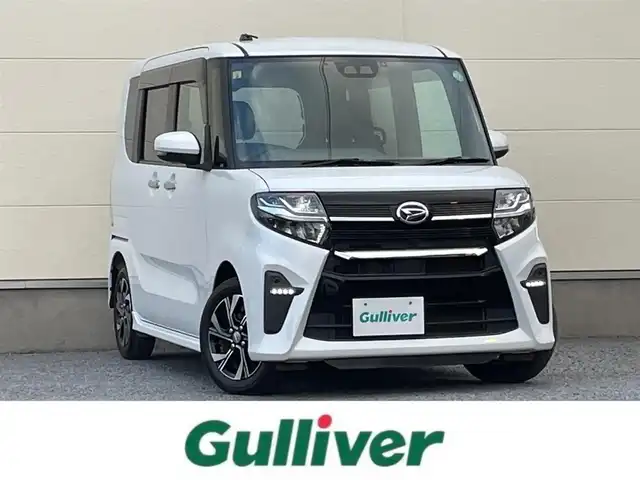 ダイハツ タント カスタム X 茨城県 2020(令2)年 7.5万km シャイニングホワイトパール 純正ナビ/・フルセグTV/・Bluetooth接続/・DVD再生機能/バックカメラ/両側パワースライド/前方ドライブレコーダー/ビルトインETC/LEDオートライト/コーナーセンサー/純正アルミホイール/純正フロアマット/ハーフレザーシート