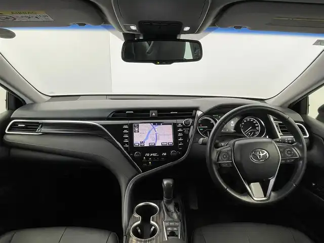 トヨタ カムリ G レザーパッケージ 群馬県 2017(平29)年 6.9万km プラチナホワイトパールマイカ 純正ナビ　バックカメラ　衝突軽減　アダプティブクルーズコントロール　ＢＳＭ　レーンアシスト　パワーシート　シートヒーター　オートマチックハイビーム　横滑り防止　スマートキー　プッシュスタート　禁煙車