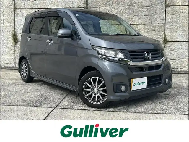 ホンダ Ｎ ＷＧＮ カスタム G Aパッケージ 長崎県 2013(平25)年 5.8万km ポリッシュドメタルメタリック ワンオーナー/純正ナビ/（CD/DVD/BT/ワンセグ）/バックカメラ/衝突軽減システム/クルーズコントロール/ETC/ハーフレザーシート/ステアリングスイッチ/オートライト/フォグランプ/純正14インチAW