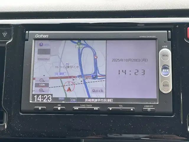 ホンダ Ｎ ＷＧＮ カスタム G Aパッケージ 長崎県 2013(平25)年 5.8万km ポリッシュドメタルメタリック ワンオーナー/純正ナビ/（CD/DVD/BT/ワンセグ）/バックカメラ/衝突軽減システム/クルーズコントロール/ETC/ハーフレザーシート/ステアリングスイッチ/オートライト/フォグランプ/純正14インチAW