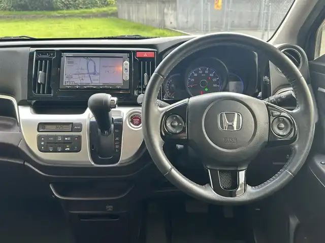 ホンダ Ｎ ＷＧＮ カスタム G Aパッケージ 長崎県 2013(平25)年 5.8万km ポリッシュドメタルメタリック ワンオーナー/純正ナビ/（CD/DVD/BT/ワンセグ）/バックカメラ/衝突軽減システム/クルーズコントロール/ETC/ハーフレザーシート/ステアリングスイッチ/オートライト/フォグランプ/純正14インチAW