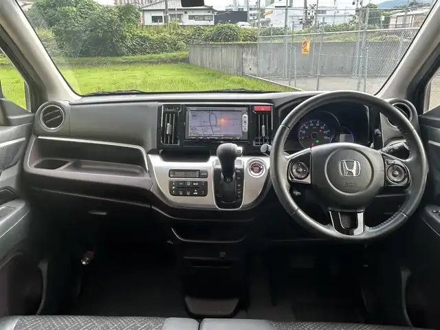 ホンダ Ｎ ＷＧＮ カスタム G Aパッケージ 長崎県 2013(平25)年 5.8万km ポリッシュドメタルメタリック ワンオーナー/純正ナビ/（CD/DVD/BT/ワンセグ）/バックカメラ/衝突軽減システム/クルーズコントロール/ETC/ハーフレザーシート/ステアリングスイッチ/オートライト/フォグランプ/純正14インチAW