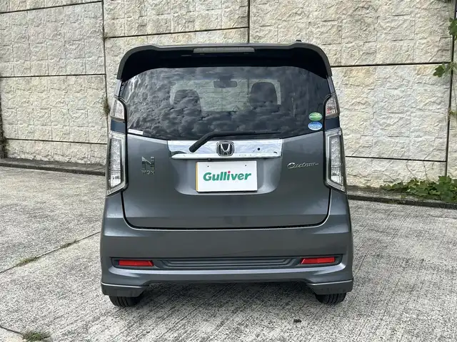 ホンダ Ｎ ＷＧＮ カスタム G Aパッケージ 長崎県 2013(平25)年 5.8万km ポリッシュドメタルメタリック ワンオーナー/純正ナビ/（CD/DVD/BT/ワンセグ）/バックカメラ/衝突軽減システム/クルーズコントロール/ETC/ハーフレザーシート/ステアリングスイッチ/オートライト/フォグランプ/純正14インチAW