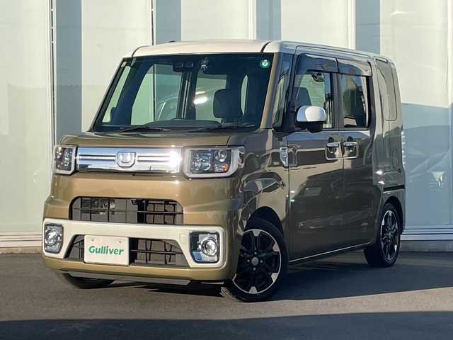 ダイハツ ウェイク G ターボ リミテッド SAⅢ 神奈川県 2019(平31)年 4万km パールホワイトⅢ /オフビートカーキM 純正ナビ（NSZN-X69D）/フルセグ/Bluetooth/CD/DVD/HDMI/USB/両側パワースライドドア　/全方位カメラ　/コーナーセンサー　/ETC/ドライブレコーダー　/LEDヘッドライト　/オートマチックハイビーム　/フォグライト　/スマートキー/プッシュスタート/純正アルミホイール　/純正フロアマット/ドアバイザー/電動格納ミラー/ABS/横滑り防止装置/衝突被害軽減システム