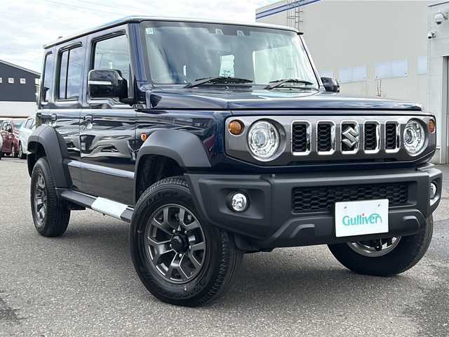 スズキ ジムニー ノマド FC 秋田県 2025(令7)年 0.1千km 紺 4WD/クルーズコントロール/前席シートヒーター/スズキセーフティ/純正15インチAW