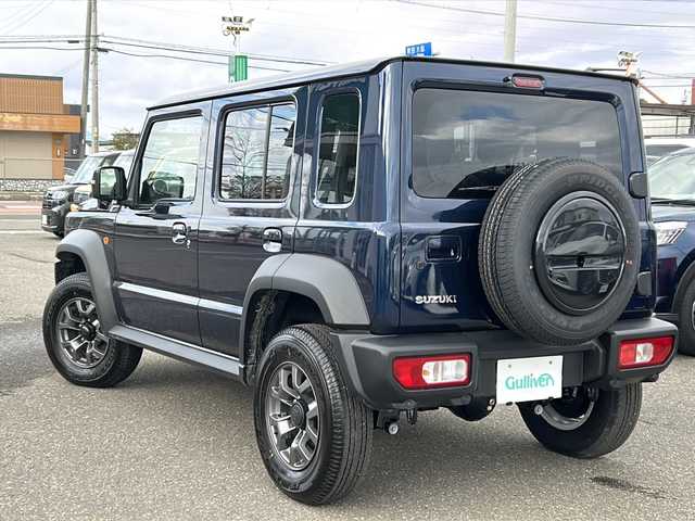 スズキ ジムニー ノマド FC 秋田県 2025(令7)年 0.1千km 紺 4WD/クルーズコントロール/前席シートヒーター/スズキセーフティ/純正15インチAW