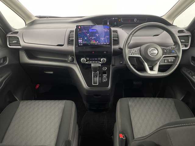 日産 セレナ ハイウェイスター V 埼玉県 2021(令3)年 2.3万km ブリリアントホワイトパール 社外9型SDナビ/（BT/フルTV/DVD/CD/AM/FM）/アラウンドビューモニター/プロパイロット/両側パワースライドドア/デジタルインナーミラー/ビルトインETC/ブラインドスポットモニター/ハンズフリーオートスライドドア/コーナーセンサー前後/ロールサンシェード/純正アルミホイール/LEDヘッドライト/オートハイビーム