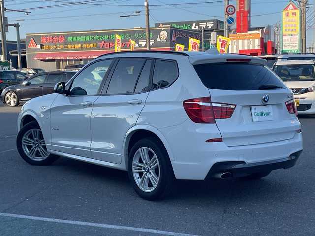 ＢＭＷ Ｘ３ xDrive20d Mスポーツ 愛知県 2015(平27)年 11.7万km アルピンホワイトⅢ /禁煙車//メーカーHDDナビ//BT/AUX/USB/フルセグTV/MUSICコレクション//バックカメラ//フロントカメラ//レーダー探知機//純正18インチアルミホイール//プッシュスタート//スマートキー//スペアスマートキー//パワーバックドア//ルーフレール//トノカバー//ハーフレザーシート//メモリー機能付きパワーシート//オートHIDヘッドライト//フォグランプ//革巻きステアリング//パドルシフト//ステアリングスイッチ//ステアリングチルト＆テレスコピック機構//クルーズコントロール//アイドリングストップ//インテリジェントセーフティー//リアデフォッガー//ダウンヒルアシストコントロール//横滑り防止装置//クリアランスソナー//各種運転モード(SPORT/ECOPRO)//ウィンカーミラー//バニティミラーランプ付バイザー//防眩機能付きルームミラー//Wエアバッグ＋サイド//カーテンエアバッグ//記録簿//保証書//取扱説明書