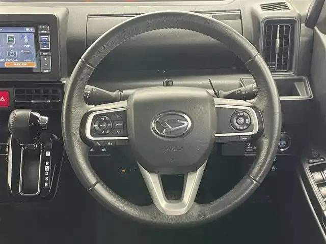 ダイハツ タント カスタム RS 愛知県 2024(令6)年 3.6万km ブラックマイカメタリック 純正ナビ　バックカメラ　シートヒーター　ＥＴＣ　両側パワスラ　スマアシIII　衝突軽減　追従クルコン　コーナーセンサー　純正ドラレコ　電動パーキング　グリルガーニッシュ　ＬＥＤオートライト　フォグランプ