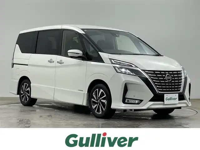 日産 セレナ ハイウェイスター V 千葉県 2020(令2)年 1.3万km ブリリアントホワイトパール 純正10インチSDナビ/CD DVD SD BT フルセグ TV/フリップダウンモニター/セーフティパックA/・SRSカーテンエアバッグシステム&サイドエアバッグシステム 前席/・インテリジェント ルームミラー/・インテリジェント アラウンドビューモニター 移動物 検知機能付/・インテリジェント DA ふらつき警報/・ヒーター付ドアミラー/両側パワースライドドア/ハンズフリーオートスライドドア/ブレーキホールド/LEDヘッドライト/スマートキー/ETC