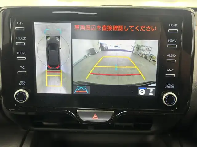 トヨタ ヤリスクロス ハイブリッド Z 愛知県 2023(令5)年 4.8万km ブラックマイカ 純正ナビ　/（フルセグ/BT）　/衝突軽減システム　/レーダークルーズコントロール　/全方位車外カメラ　/コーナーセンサー　/レーンキープアシスト　/盗難防止装置　/シートヒーター　/ステアリングヒーター　/ドラレコ　/ETC /純正アルミホイール