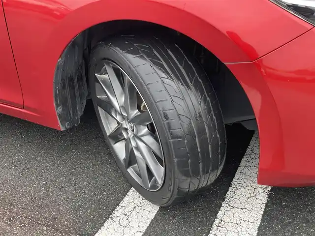 マツダ アクセラ スポーツ XD Lパッケージ 静岡県 2016(平28)年 6万km ソウルレッドプレミアムメタリック i-ACTIVSENSE/純正SDナビ/　AM FM CD DVD Bluetooth USB AUX/ETC/バックモニター/LEDオートヘッドライト/レーダークルーズコントロール/シートヒーター(前席)/ヘッドアップディスプレイ/後方クリアランスソナー/純正18インチアルミホイール/ブラックレザーシート/メモリー機能付きパワーシート(運転席)/フルセグTV