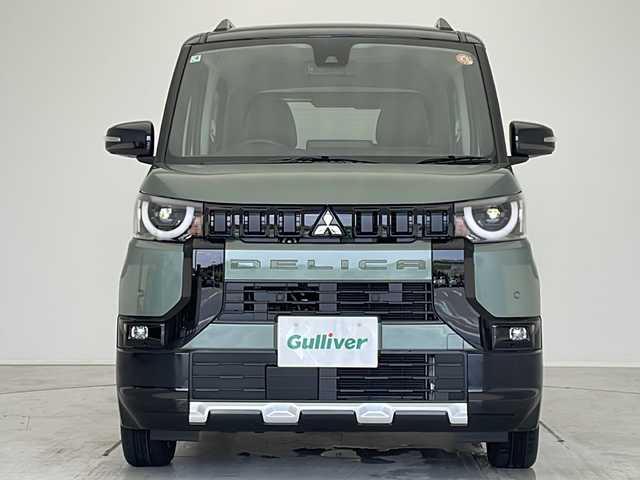 三菱 デリカミニ T プレミアム 愛知県 2025(令7)年 0.1万km未満 Ｄグリーン 届出済未使用車/衝突軽減システム/マイパイロット/純正９型ディスプレイオーディオ（ナビなし）/全方位カメラ/両側パワースライドドア/レーダークルーズコントロール/シートヒーター/Bluetooth/バックカメラ/イージーオープン機能/コーナーセンサー/純正アルミホイール/ルーフレール/LEDヘッドライト/パドルシフト/ステアリングヒーター/インテリジェントミラー/オートマチックハイビーム/ステアリングスイッチ/スマートキー/プッシュスタート