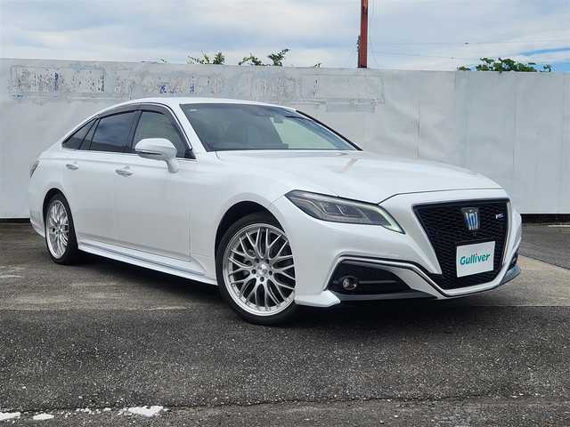 トヨタ クラウン ハイブリッド RS リミテッドⅡ 栃木県 2022(令4)年 4.1万km プレシャスホワイトパール 純正12.3型ナビ/　(Bluetooth/DVD/Blu-ray)/フルセグTV/パノラミックビューモニター/ビルトインETC2.0/レーダークルーズコントロール/クリアランスソナー/セーフティセンス/・レーントレーシングアシスト/・プリクラッシュセーフティ/・アダプティブハイビーム/・ロードサインアシスト/・先行車発進告知機能/・ドライバー異常時対応システム/ブラインドスポットモニター/リアクロストラフィックオートブレーキ/リアクロストラフィックアラート/3眼LEDヘッドランプ/本革巻きステアリング/ブラック革シート/前席パワーシート/シートヒーター/マルチフォルケッタ19インチアルミホイール/スマートエントリー/スタートシステム/禁煙車