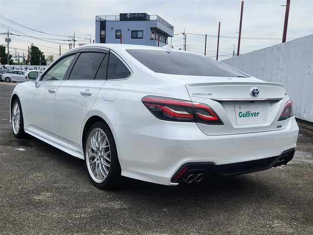 トヨタ クラウン ハイブリッド RS リミテッドⅡ 栃木県 2022(令4)年 4.1万km プレシャスホワイトパール 純正12.3型ナビ/　(Bluetooth/DVD/Blu-ray)/フルセグTV/パノラミックビューモニター/ビルトインETC2.0/レーダークルーズコントロール/クリアランスソナー/セーフティセンス/・レーントレーシングアシスト/・プリクラッシュセーフティ/・アダプティブハイビーム/・ロードサインアシスト/・先行車発進告知機能/・ドライバー異常時対応システム/ブラインドスポットモニター/リアクロストラフィックオートブレーキ/リアクロストラフィックアラート/3眼LEDヘッドランプ/本革巻きステアリング/ブラック革シート/前席パワーシート/シートヒーター/マルチフォルケッタ19インチアルミホイール/スマートエントリー/スタートシステム/禁煙車
